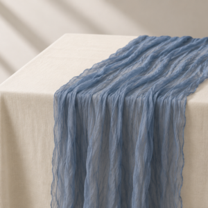 Tischläufer Käsetuch Blau