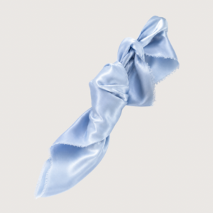 Serviette Satin Blau