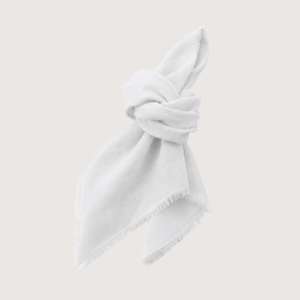 Serviette Baumwolle Weiß