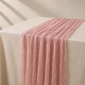 Tischläufer Käsetuch Rosa